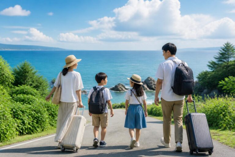 夏休みに家族旅行で行くべき山口の角島大橋ドライブは？