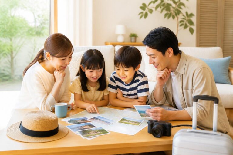 夏休みの家族旅行で荷物を減らす方法は？